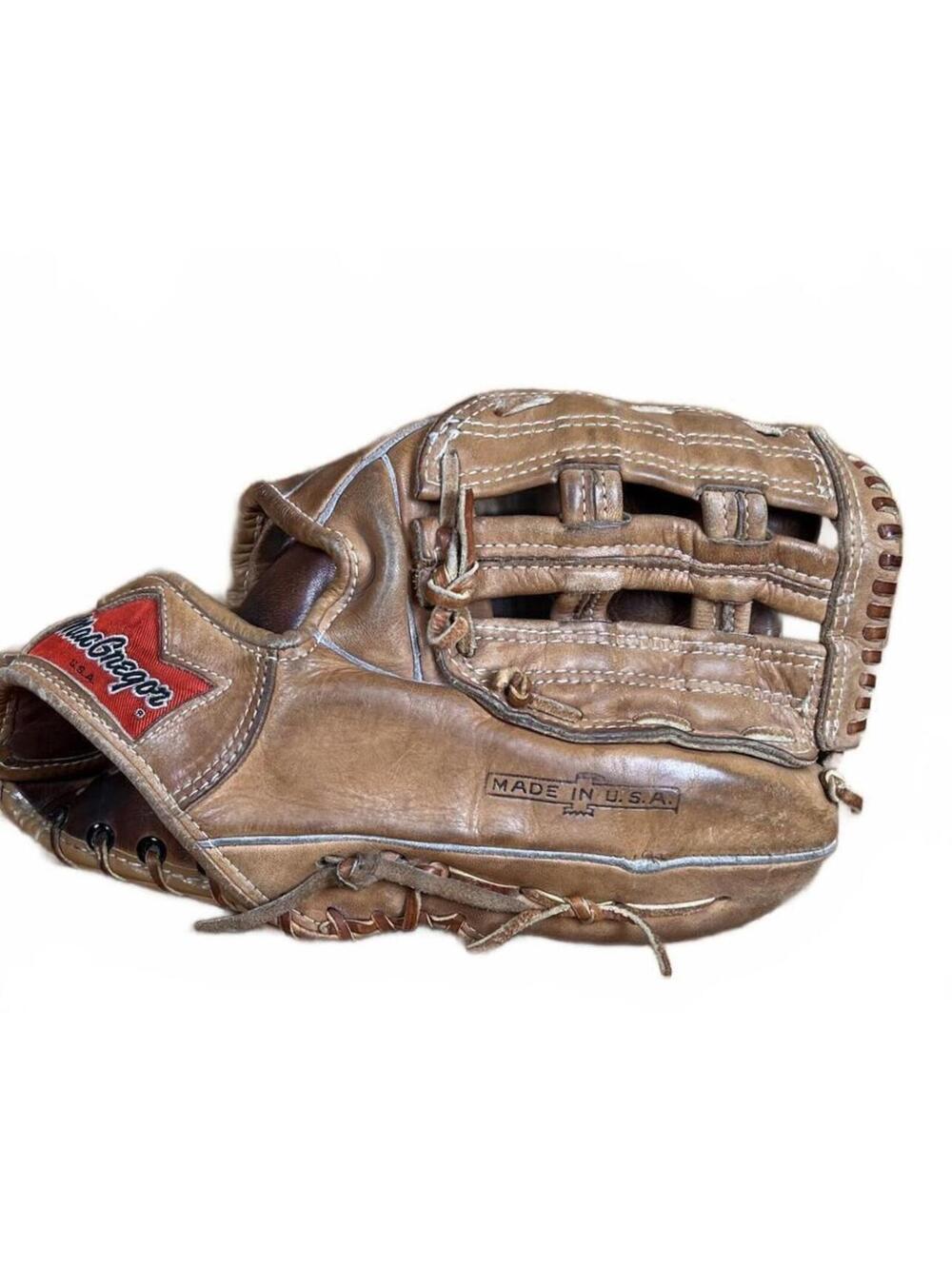 MacGregor Vintage Leather Baseball Glove Made in USA